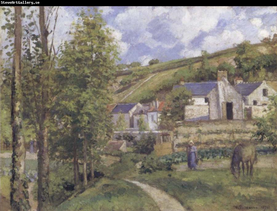 Camille Pissarro A View of L-Hermitogo,near Pontoise